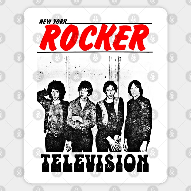 New York Rocker /// Television Sticker by CultOfRomance